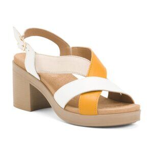 IGI&CO Made In Italy Leather Heeled Sandals